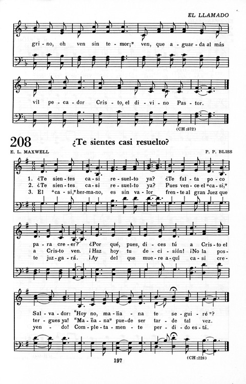 Himnario Adventista: para uso en el culto divino page 197