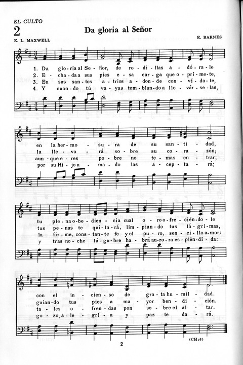 Himnario Adventista: para uso en el culto divino page 2