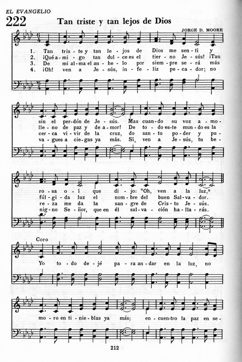 Himnario Adventista: para uso en el culto divino page 212
