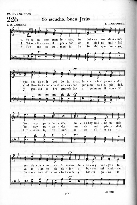 Himnario Adventista: para uso en el culto divino page 216