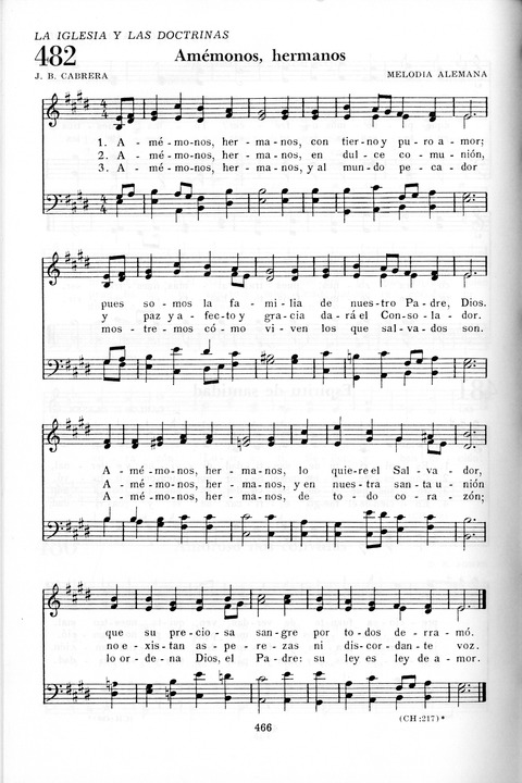Himnario Adventista: para uso en el culto divino page 466