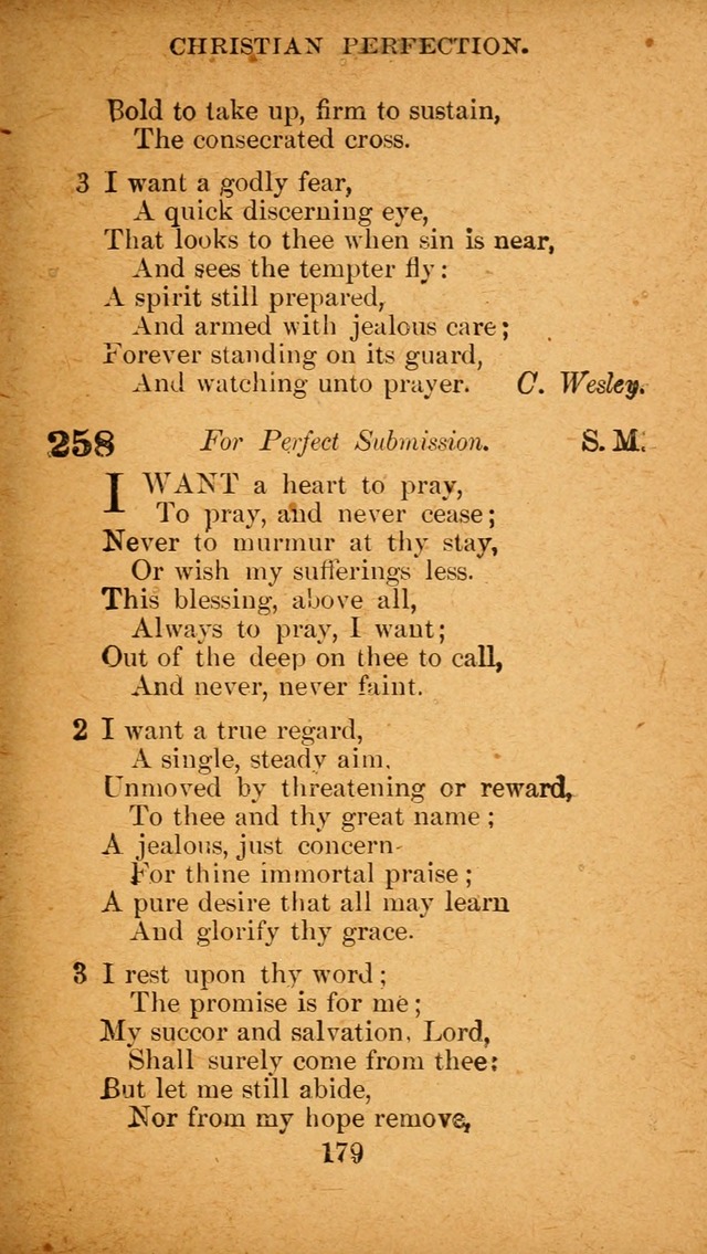 Hymnal: adapted to the doctrines and usages of the African Methodist Episcopal Church. Revised Edition page 185