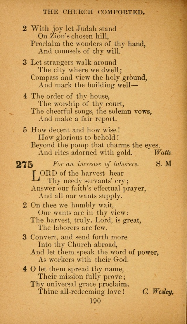 Hymnal: adapted to the doctrines and usages of the African Methodist Episcopal Church. Revised Edition page 196