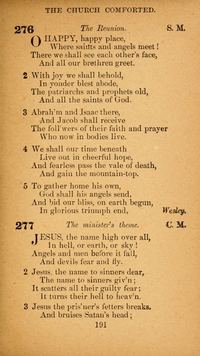 Hymnal: adapted to the doctrines and usages of the African Methodist Episcopal Church. Revised Edition page 197
