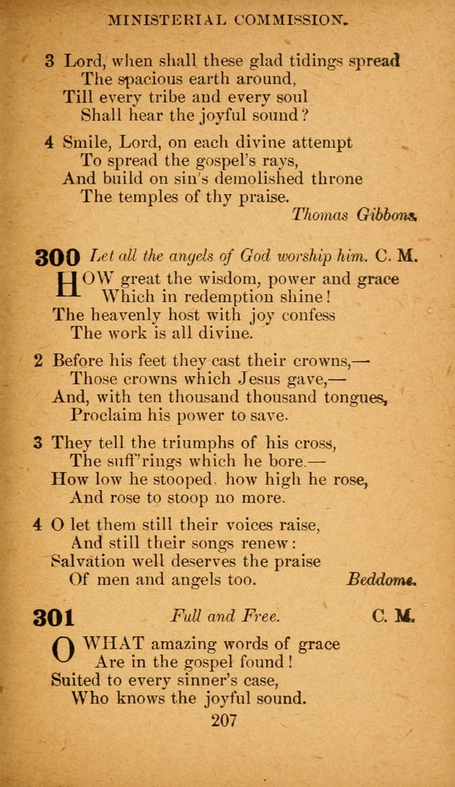 Hymnal: adapted to the doctrines and usages of the African Methodist Episcopal Church. Revised Edition page 213