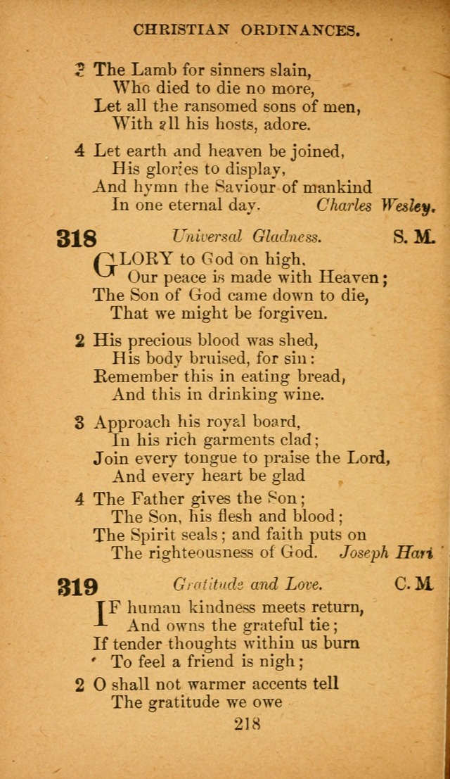 Hymnal: adapted to the doctrines and usages of the African Methodist Episcopal Church. Revised Edition page 226