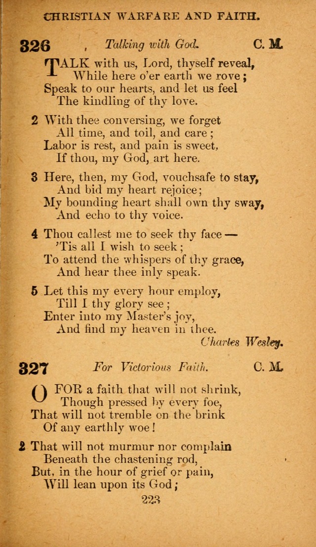 Hymnal: adapted to the doctrines and usages of the African Methodist Episcopal Church. Revised Edition page 231