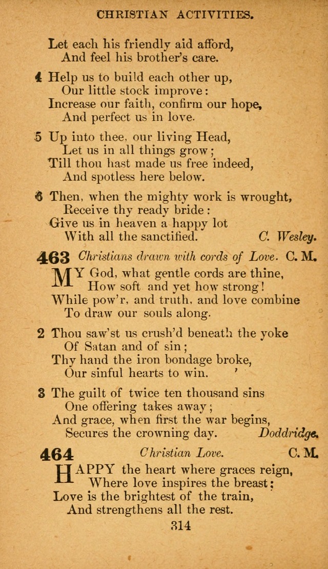 Hymnal: adapted to the doctrines and usages of the African Methodist Episcopal Church. Revised Edition page 322