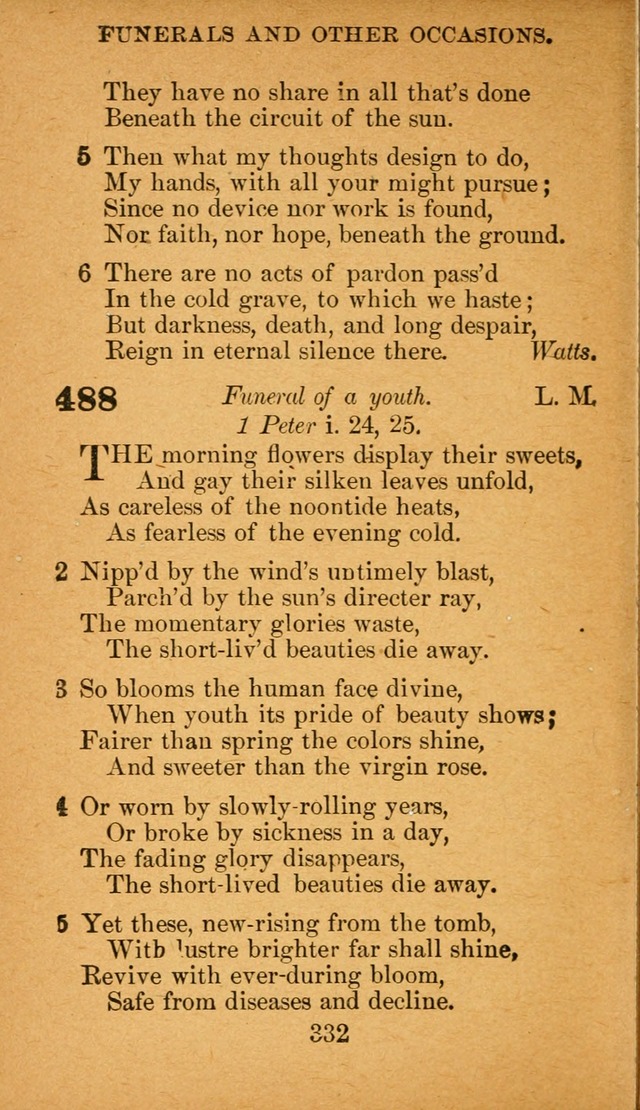Hymnal: adapted to the doctrines and usages of the African Methodist Episcopal Church. Revised Edition page 340