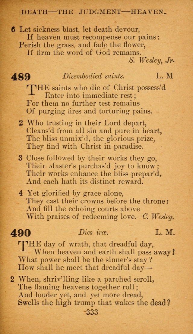 Hymnal: adapted to the doctrines and usages of the African Methodist Episcopal Church. Revised Edition page 341