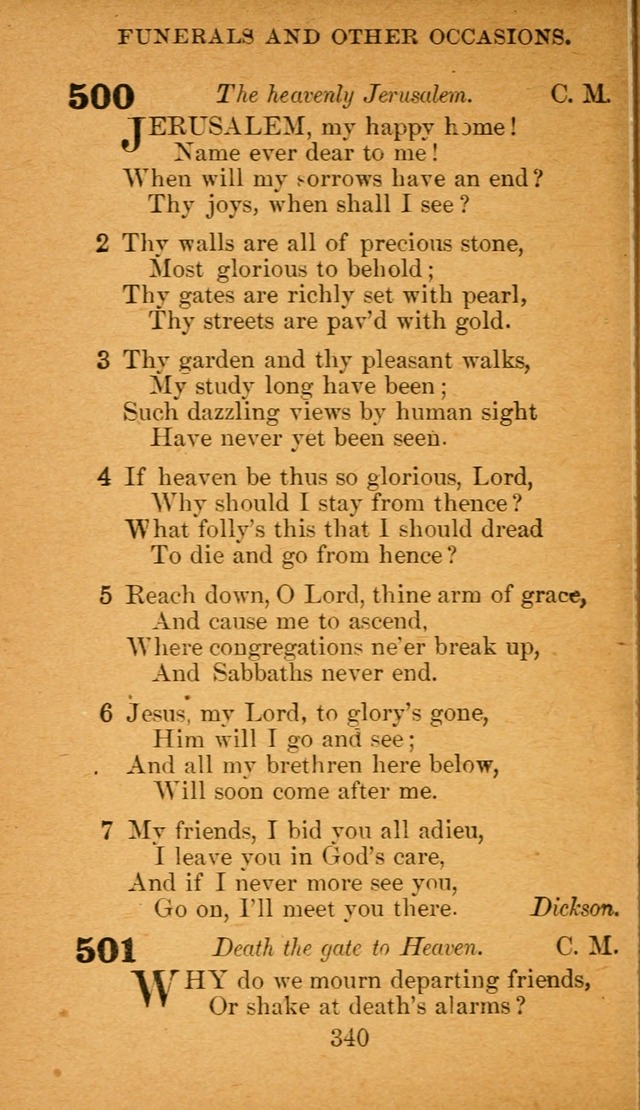 Hymnal: adapted to the doctrines and usages of the African Methodist Episcopal Church. Revised Edition page 348