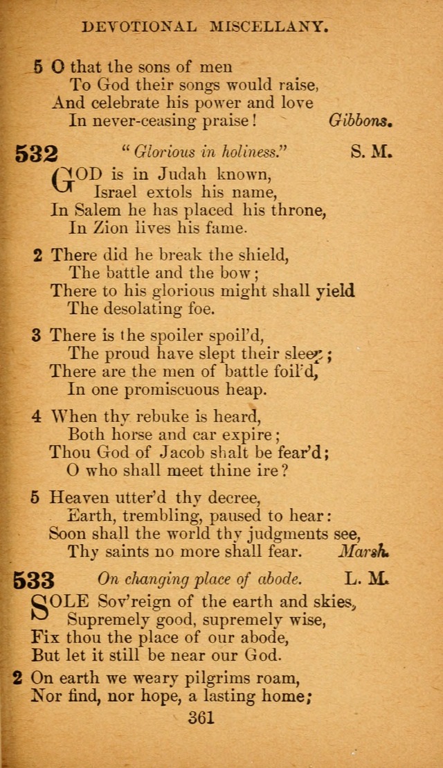 Hymnal: adapted to the doctrines and usages of the African Methodist Episcopal Church. Revised Edition page 369