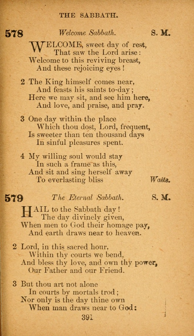 Hymnal: adapted to the doctrines and usages of the African Methodist Episcopal Church. Revised Edition page 399