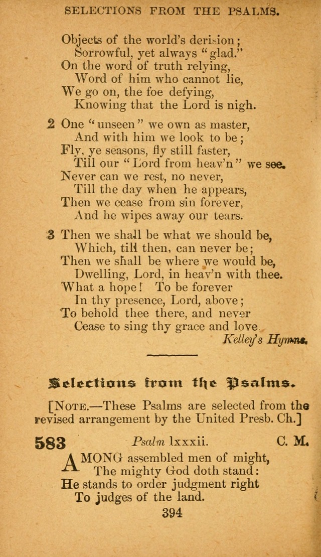 Hymnal: adapted to the doctrines and usages of the African Methodist Episcopal Church. Revised Edition page 402