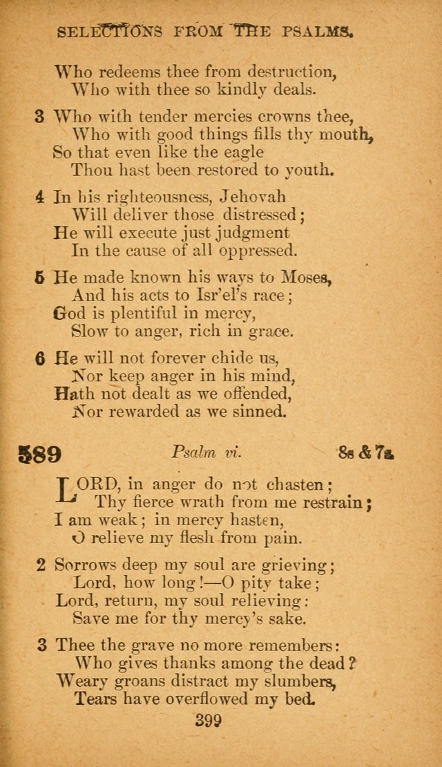 Hymnal: adapted to the doctrines and usages of the African Methodist Episcopal Church. Revised Edition page 407