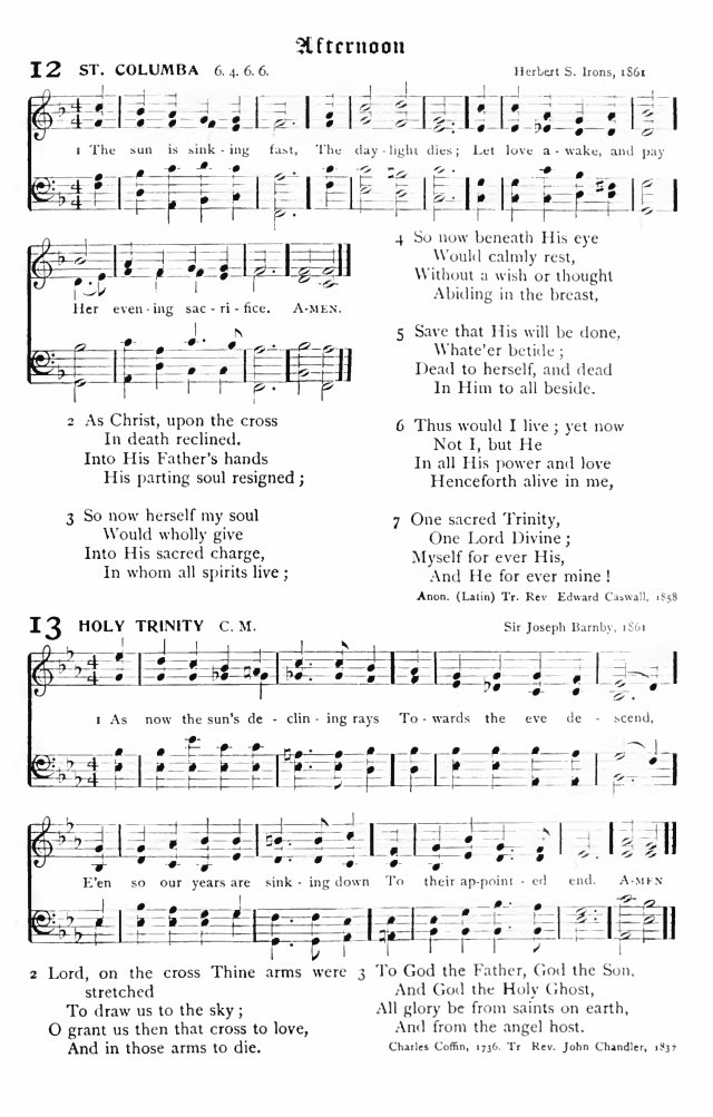 The Hymnal: published by the Authority of the General Assembly of the Presbyterian Church in the U.S.A. page 11