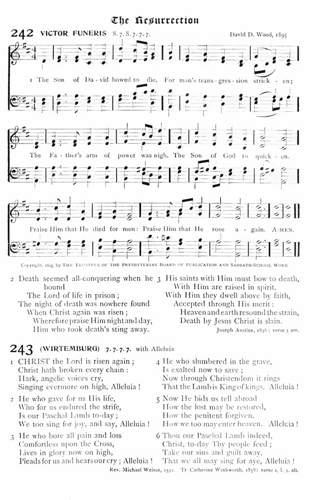 The Hymnal: published by the Authority of the General Assembly of the Presbyterian Church in the U.S.A. page 201