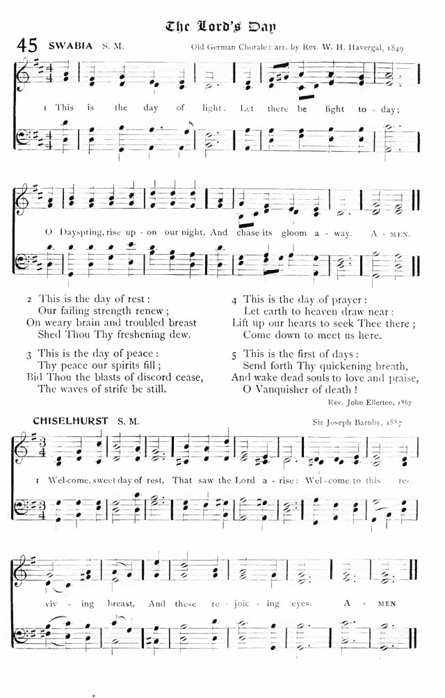 The Hymnal: published by the Authority of the General Assembly of the Presbyterian Church in the U.S.A. page 39