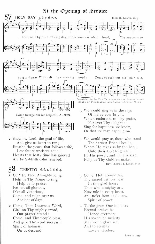 The Hymnal: published by the Authority of the General Assembly of the Presbyterian Church in the U.S.A. page 51