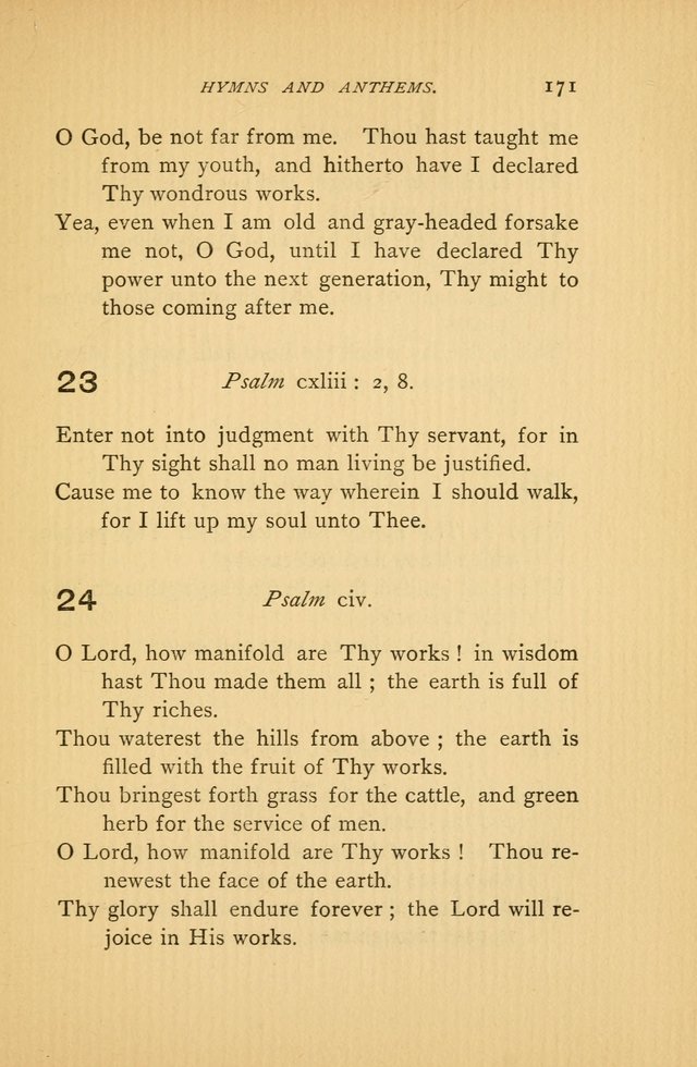 Hymns and Anthems adapted for Jewish Worship page 171