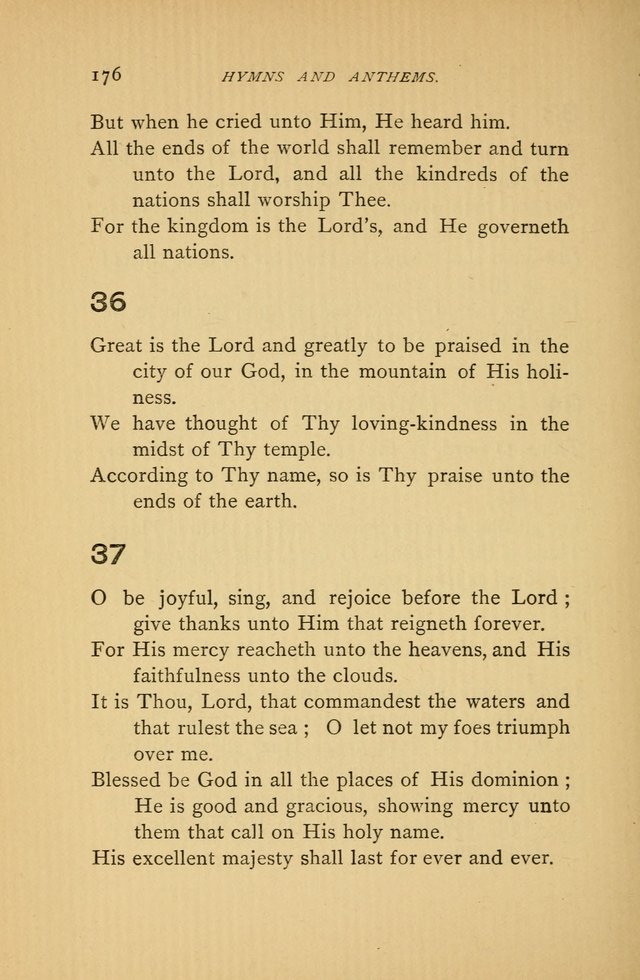 Hymns and Anthems adapted for Jewish Worship page 176