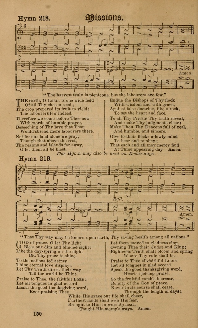 Hymns ancient and modern: for use in the services of the church, with accompanying tunes page 157