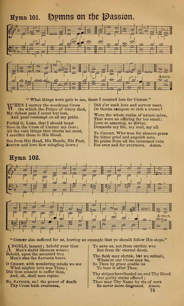Hymns ancient and modern: for use in the services of the church, with accompanying tunes page 80