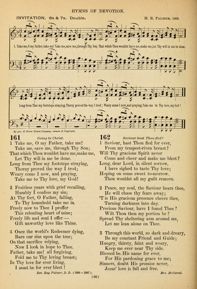Hymns of the Ages: for Public and Social Worship page 66