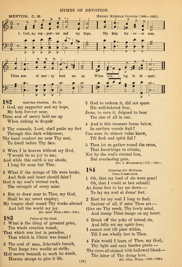 Hymns of the Ages: for Public and Social Worship page 75