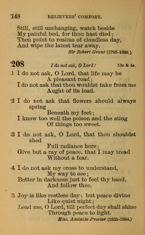 Hymns of the Ages: for Public and Social Worship, Approved and Recommended ... by the General Assembly of the Presbyterian Church in the U.S. (Second ed.) page 148