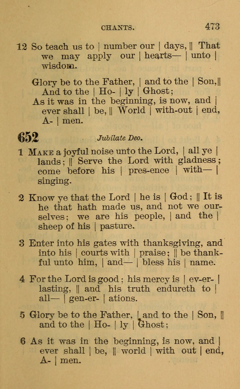Hymns of the Ages: for Public and Social Worship, Approved and Recommended ... by the General Assembly of the Presbyterian Church in the U.S. (Second ed.) page 473