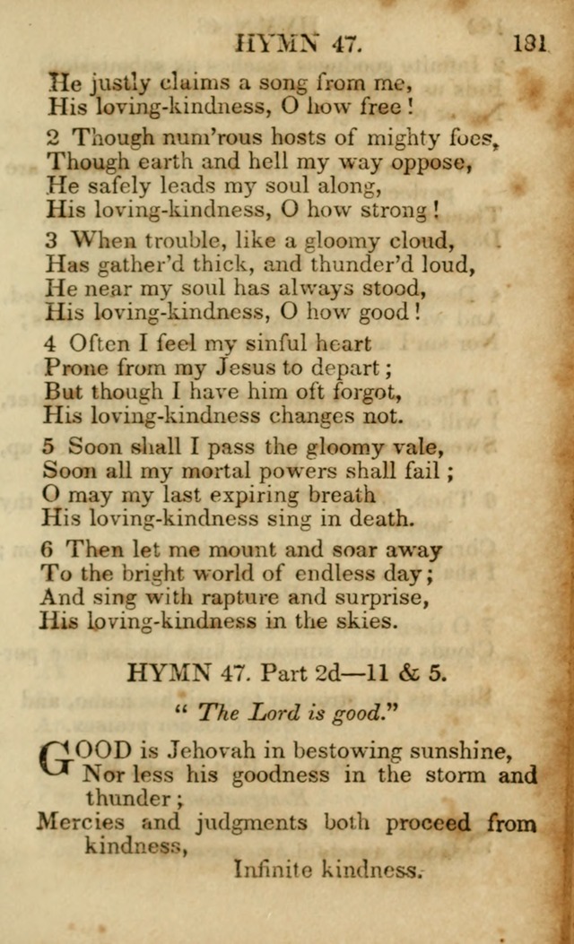 Hymns and Spiritual Songs, Original and Selected, for the Use of Christians. (5th ed.) page 191