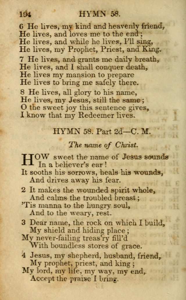 Hymns and Spiritual Songs, Original and Selected, for the Use of Christians. (5th ed.) page 204