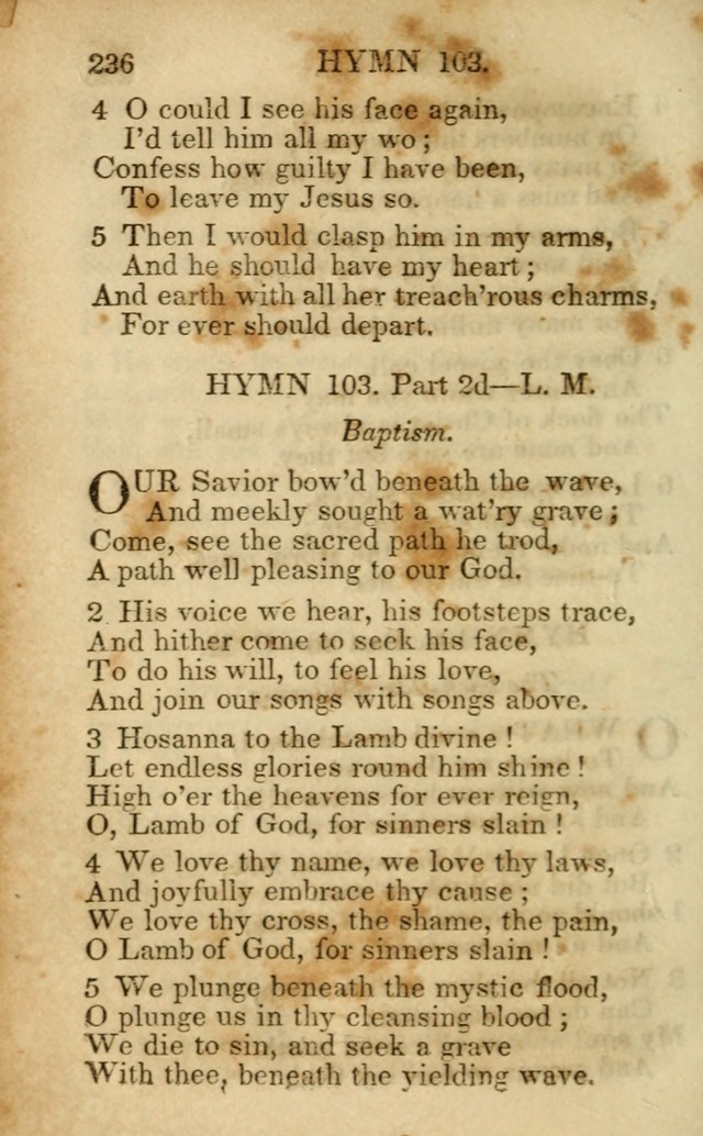 Hymns and Spiritual Songs, Original and Selected, for the Use of Christians. (5th ed.) page 246