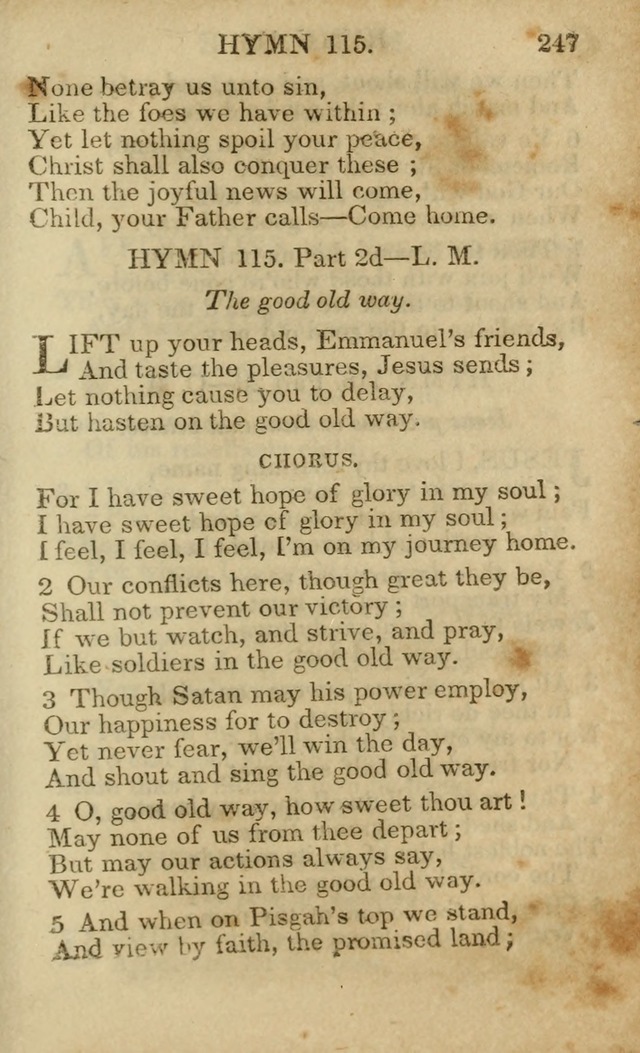 Hymns and Spiritual Songs, Original and Selected, for the Use of Christians. (5th ed.) page 257