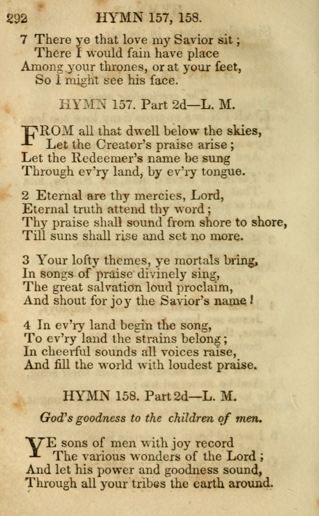 Hymns and Spiritual Songs, Original and Selected, for the Use of Christians. (5th ed.) page 302