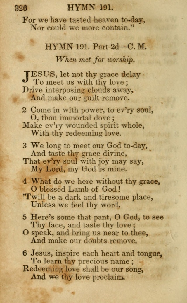 Hymns and Spiritual Songs, Original and Selected, for the Use of Christians. (5th ed.) page 336
