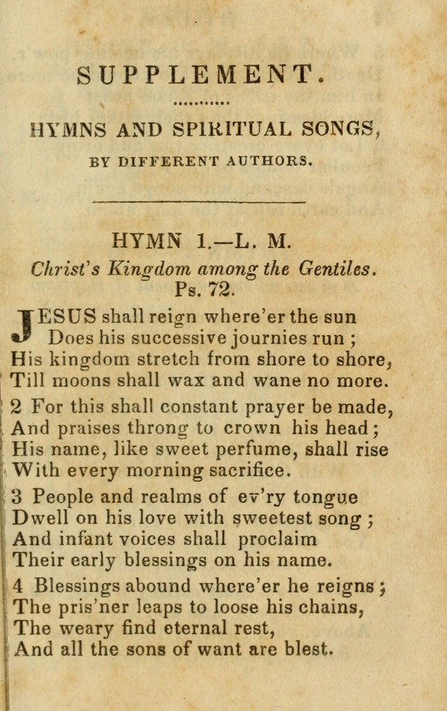 Hymns and Spiritual Songs, Original and Selected, for the Use of Christians. (5th ed.) page 479