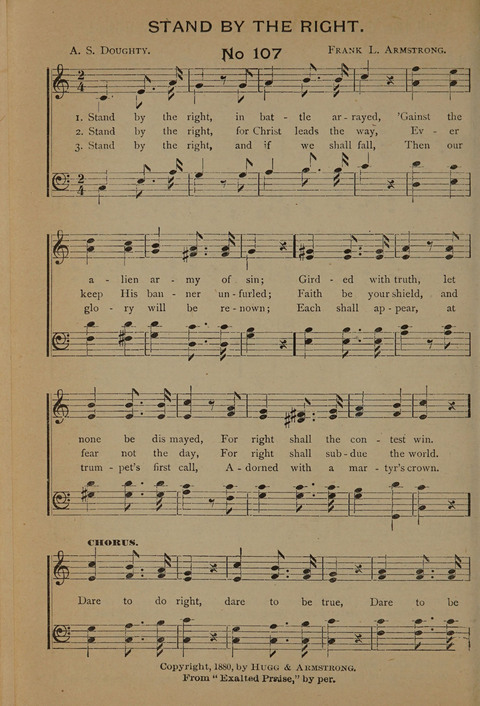 Harvest Bells Nos. 1, 2 and 3: Is filled with new and beautiful songs, suitable for churches, Sunday-schools, revivals and all religious meetings page 106