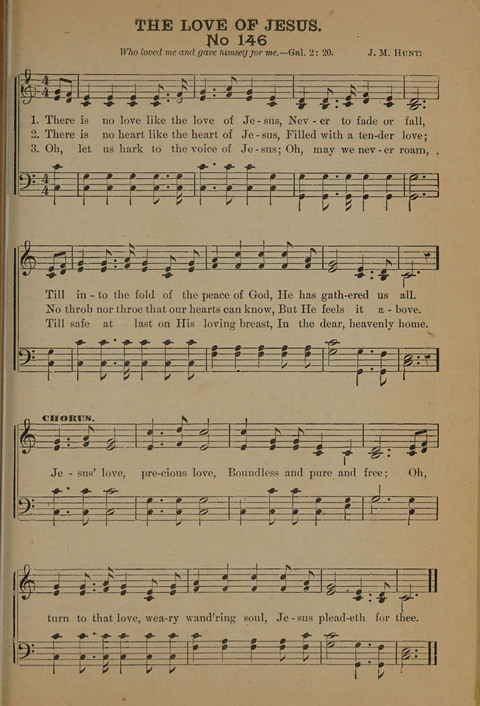 Harvest Bells Nos. 1, 2 and 3: Is filled with new and beautiful songs, suitable for churches, Sunday-schools, revivals and all religious meetings page 143