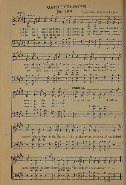 Harvest Bells Nos. 1, 2 and 3: Is filled with new and beautiful songs, suitable for churches, Sunday-schools, revivals and all religious meetings page 150