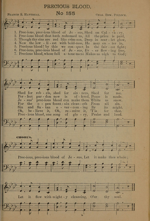 Harvest Bells Nos. 1, 2 and 3: Is filled with new and beautiful songs, suitable for churches, Sunday-schools, revivals and all religious meetings page 151
