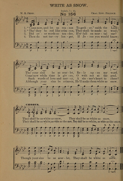 Harvest Bells Nos. 1, 2 and 3: Is filled with new and beautiful songs, suitable for churches, Sunday-schools, revivals and all religious meetings page 152