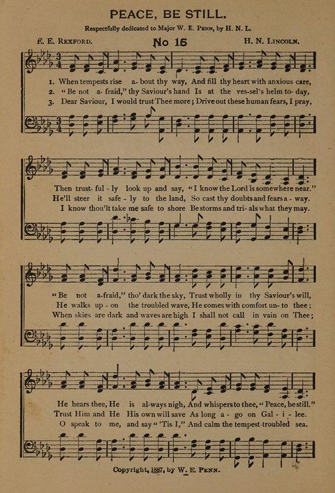 Harvest Bells Nos. 1, 2 and 3: Is filled with new and beautiful songs, suitable for churches, Sunday-schools, revivals and all religious meetings page 16