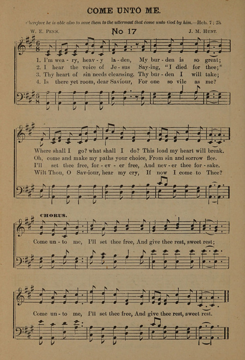 Harvest Bells Nos. 1, 2 and 3: Is filled with new and beautiful songs, suitable for churches, Sunday-schools, revivals and all religious meetings page 18