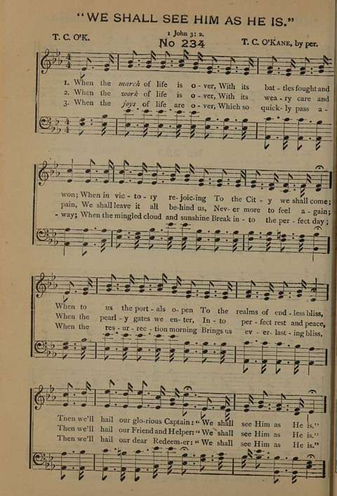 Harvest Bells Nos. 1, 2 and 3: Is filled with new and beautiful songs, suitable for churches, Sunday-schools, revivals and all religious meetings page 226