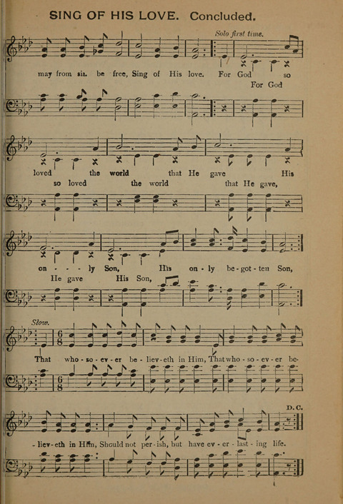 Harvest Bells Nos. 1, 2 and 3: Is filled with new and beautiful songs, suitable for churches, Sunday-schools, revivals and all religious meetings page 233