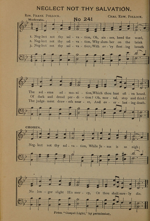 Harvest Bells Nos. 1, 2 and 3: Is filled with new and beautiful songs, suitable for churches, Sunday-schools, revivals and all religious meetings page 236