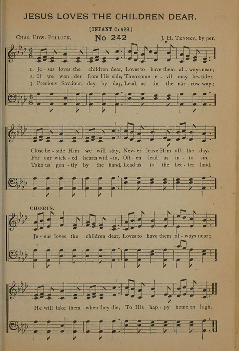 Harvest Bells Nos. 1, 2 and 3: Is filled with new and beautiful songs, suitable for churches, Sunday-schools, revivals and all religious meetings page 237