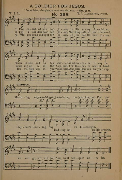 Harvest Bells Nos. 1, 2 and 3: Is filled with new and beautiful songs, suitable for churches, Sunday-schools, revivals and all religious meetings page 253
